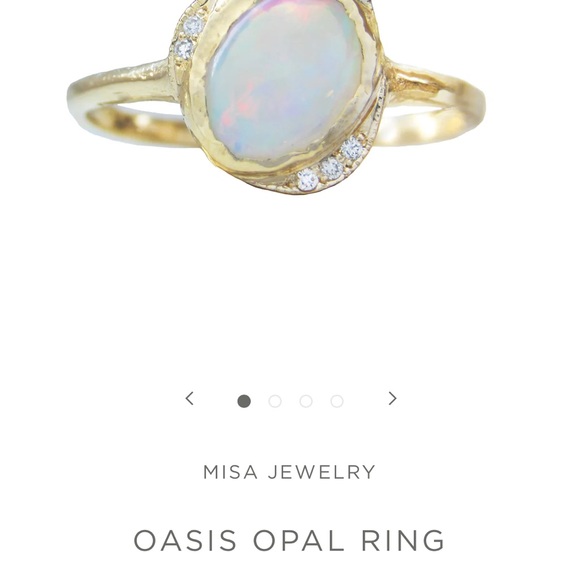 Misa Jewelry Oasis Opal Ring Size 7 - Picture 6 of 8
